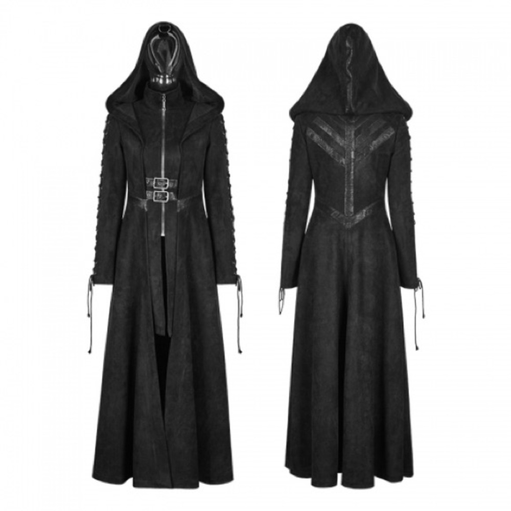 Punk Rave Gothic Fitted Coat